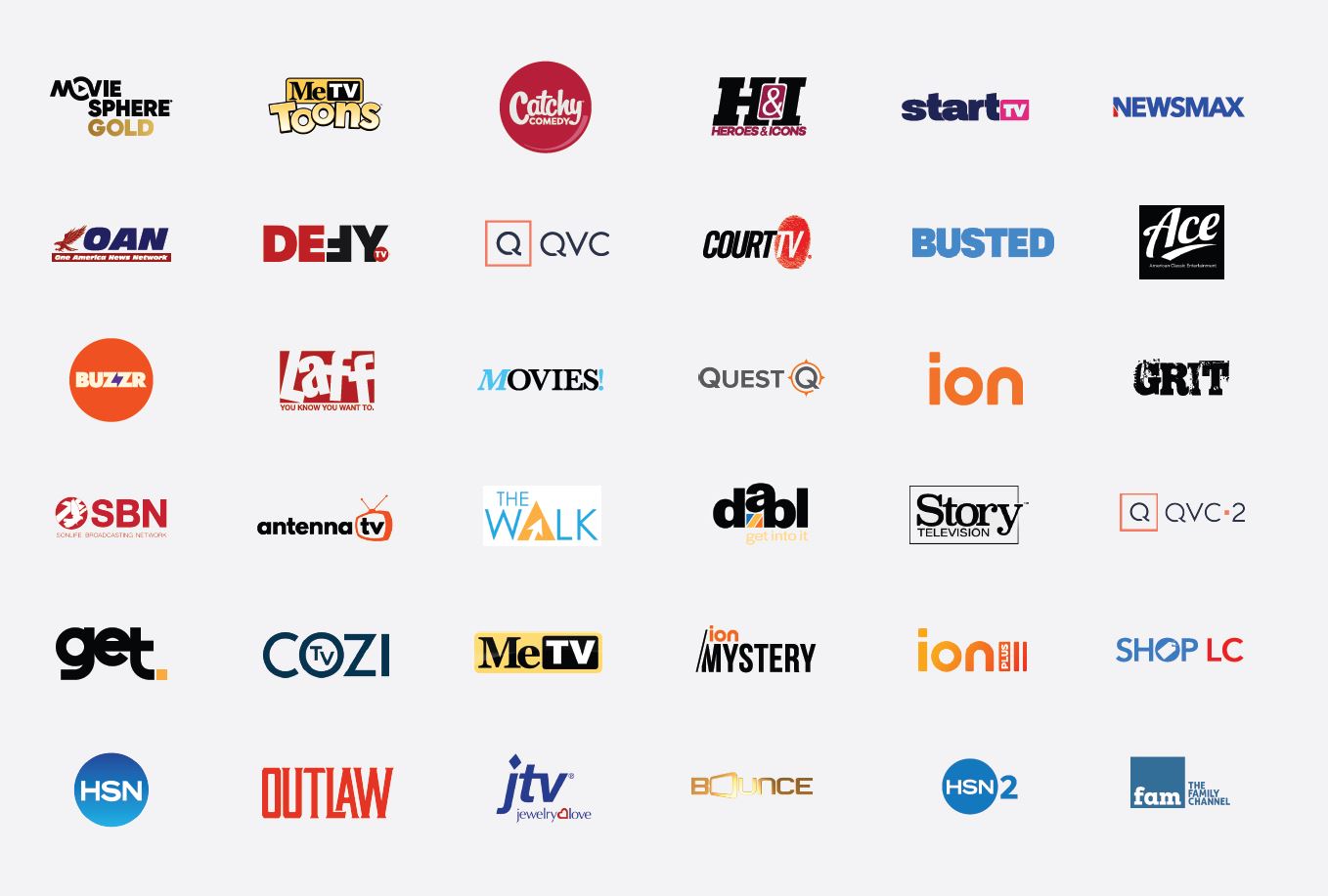 Dozens of Networks to Choose From